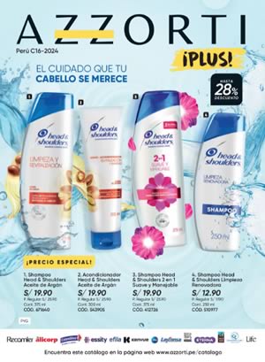 Catálogo AZZORTI Plus Campaña 16 2024 [PERÚ] + PDF